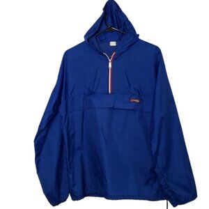 Vintage Fabrizio Hooded Fold Away Lightweight Rain Jacket Fanny Pack Pull Over